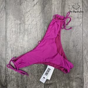Bikini Lab Retro Tie Side Bikini Bottom Size S